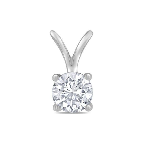 White Gold Diamond Slider Pendant