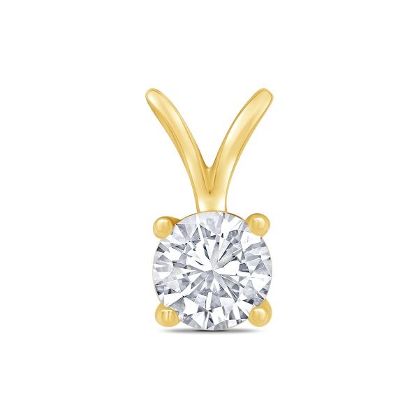 Yellow Gold Diamond Slider Pendant