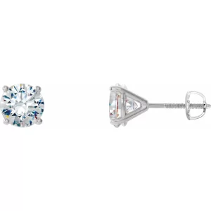 White Gold Natural Diamond Cocktail-Style Earrings